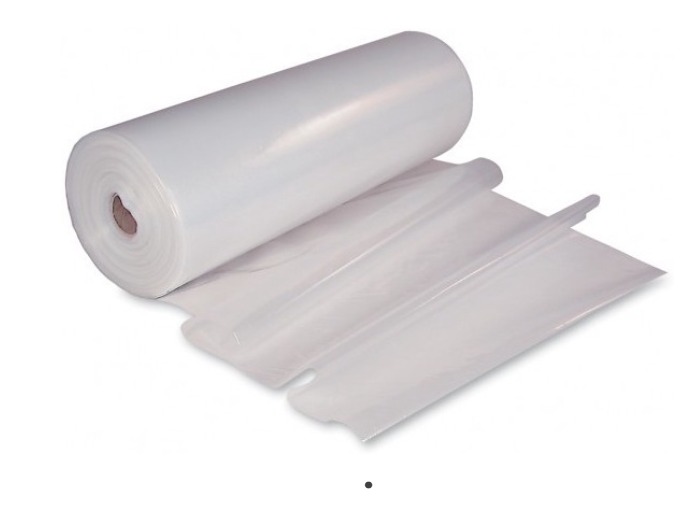 Plastico transparente de 4 micras